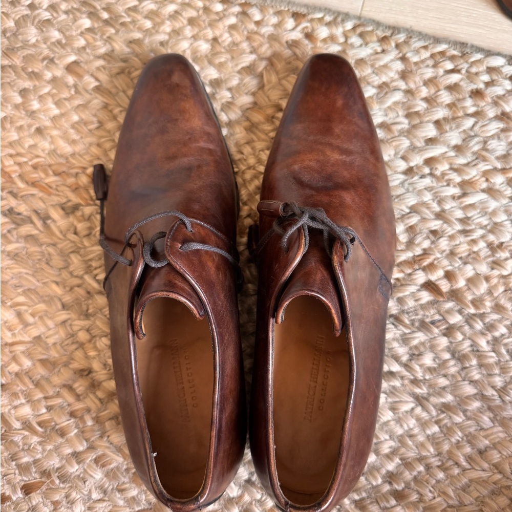 Men's Brown Leather Dress Shoes